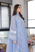 AZURE EMBROIDERED UNSTICHED 3PC SUIT | KPA0071