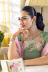 MURK EMBROIDERED SILK UNSTITCHED 3PC SUIT | KPA0201
