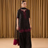 BLACK RUBY EMBROIDERED SULK UNSTITCHED 3PC SUIT | KPA0205