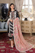 CRIMSON EMBROIDERED CHIKANKARI LAWN - 3 PC UNSTITCHED