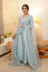 MAHUM ASAD EMBROIDERED SILK UNSTITCHED 3PC SUIT | KPA0197