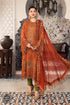 MARIA B CHIFFON HEAVY EMBROIDERED UNSTITCHED 3PC SUIT | KPA0163