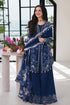 QALAMKAR CHIKENKARI UNSTITCHED 3PC SUIT | KPA0091
