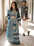 MAHNUR COTTON UNSTICHED EMBROIDERED 3 PC SUIT | KPA0060