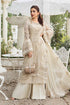MARIA.B UNSTITCHED EMBROIDERED CHIFFON 3PC SUIT | KPA0059
